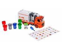 Szemétszállító autó játék készlet